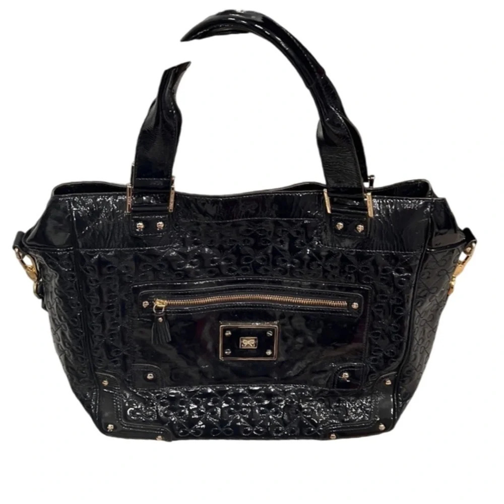 Anya Hindmarch Art Logo Tote Dark Navy